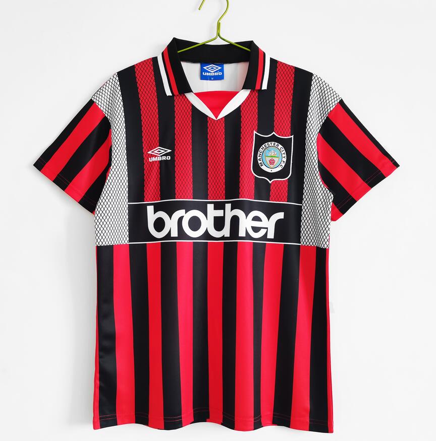 1994-96 Manchester City Retro Away Kit Soccer Jersey